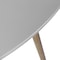 Armen Living Sydney Outdoor Patio Round Dining Table in Light Eucalyptus and Gray Stone 840254335943 - alternate 5